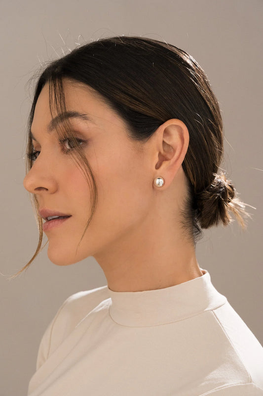 Mini Gold Ball Earrings 