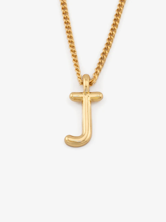 Letter Necklace + Earrings