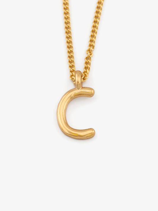 Letter Necklace + Earrings