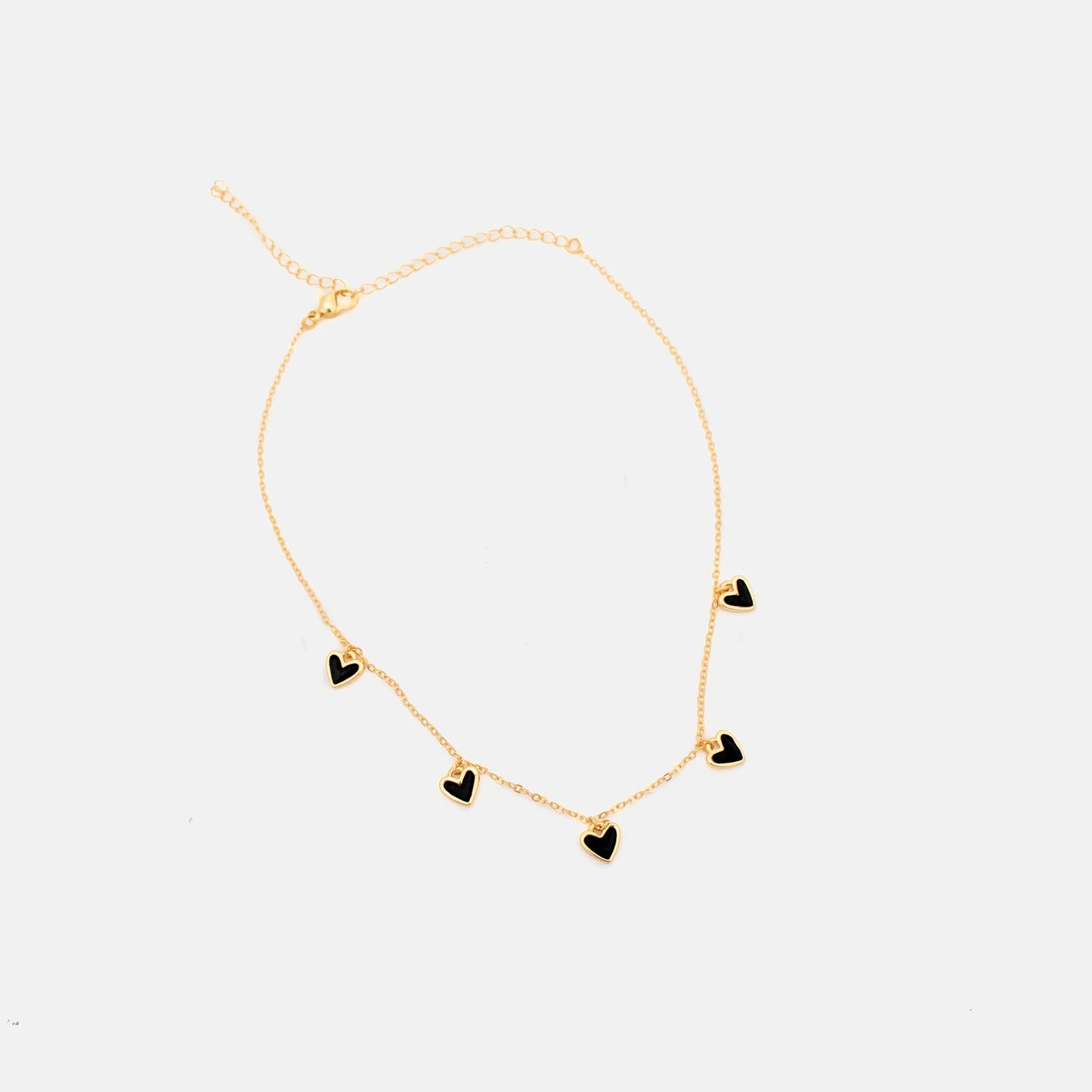 Multi-Heart Chain + Earrings